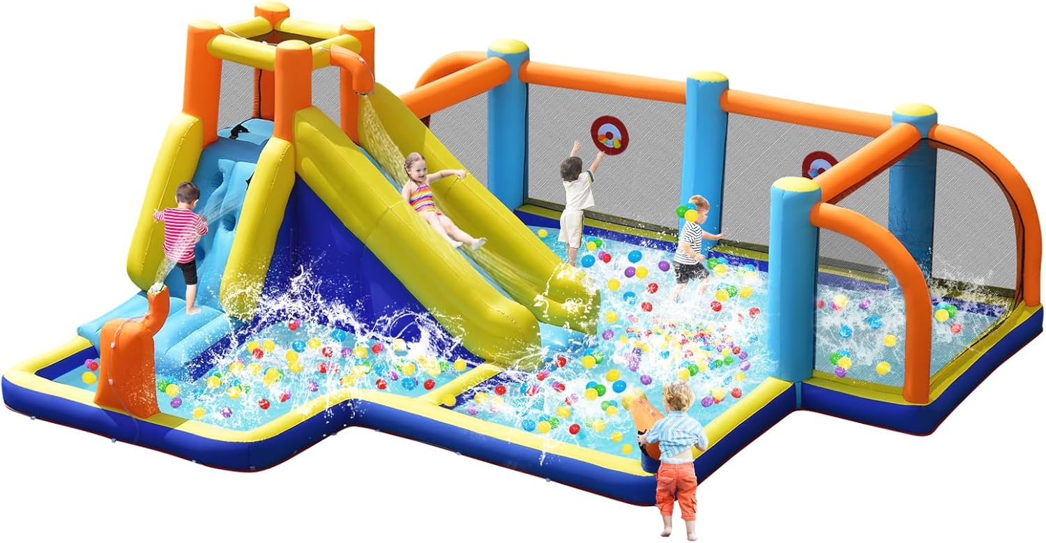 Kids Outdoor Park - Giant Inflatable Water Slide Bounce House