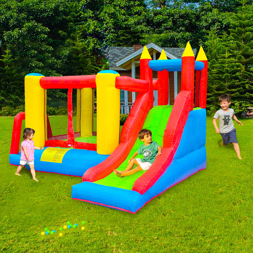 Kids Outdoor House With Slide - Children Hot Selling Durable Safe Indoor