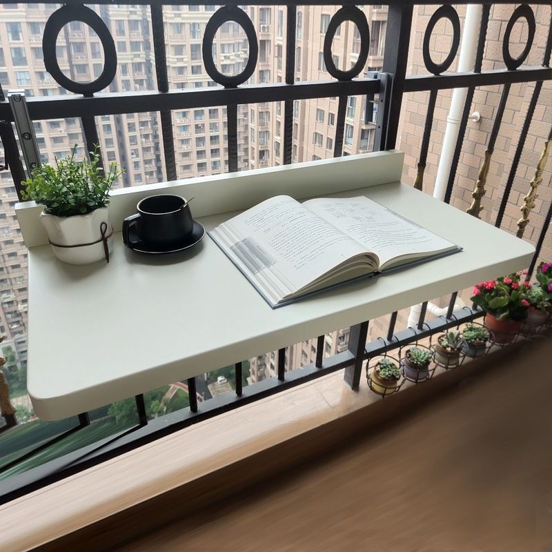 Kids Outdoor Dining Table - Modern Minimalist Metal Fold Down Suspended