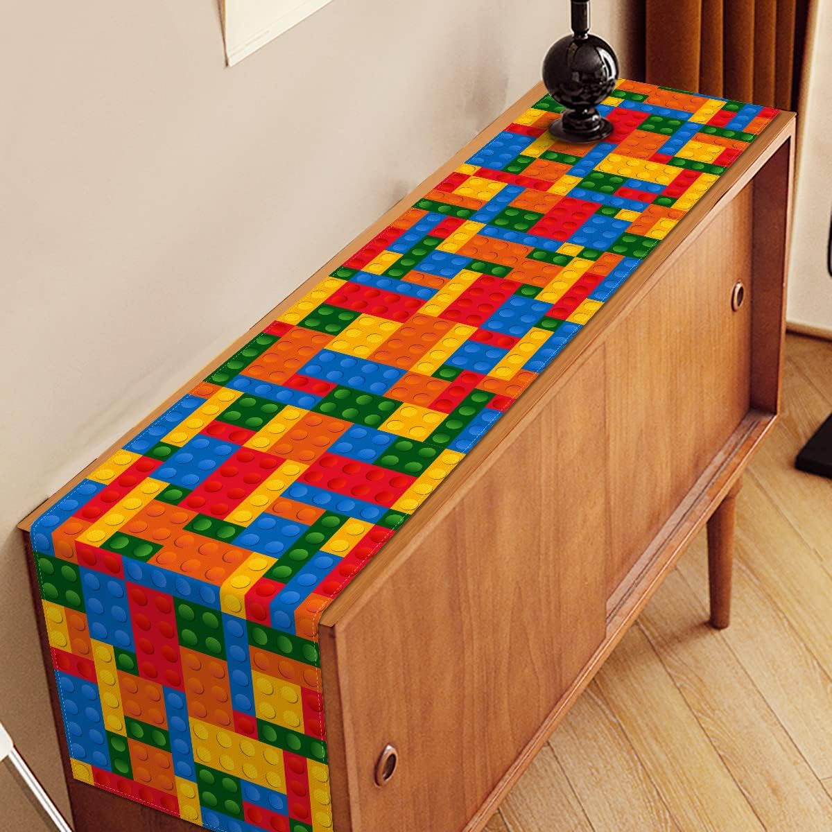 Building Blocks Table Runner - - Kids Outdoor Dining Table recension och pris