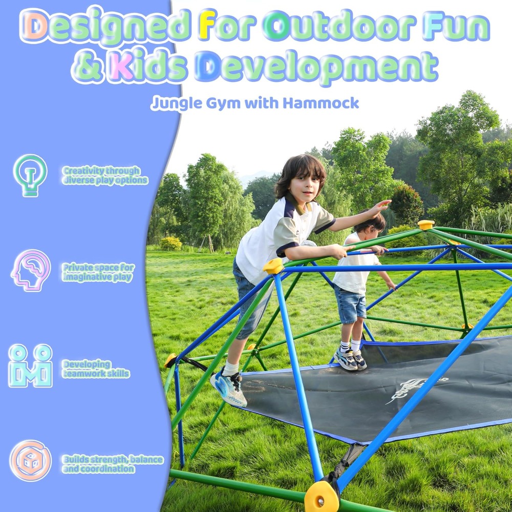 Outdoor Geometric Dome Climber - Kids Outdoor Dome Climber recension och pris