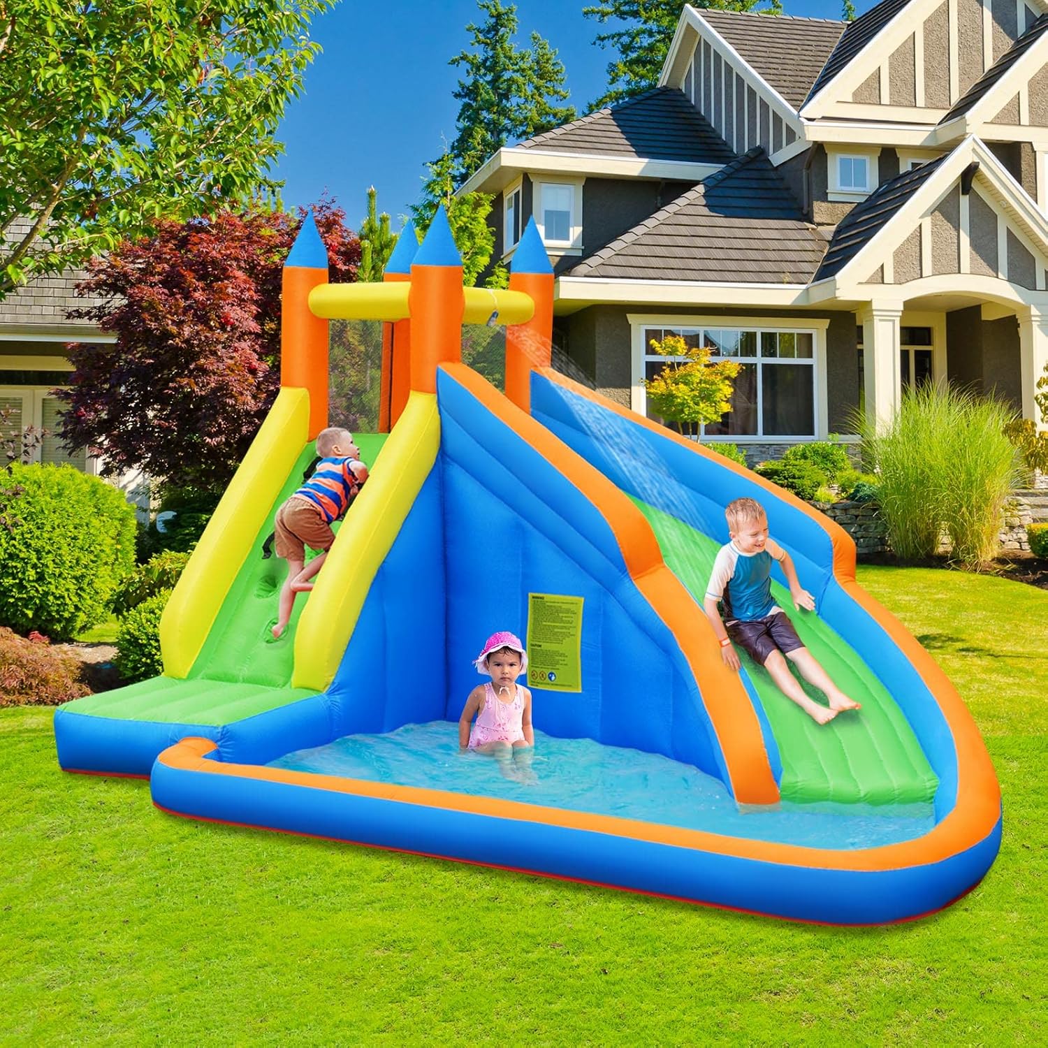 Giant Inflatable Water Park Bo - Kids Outdoor Park recension och pris