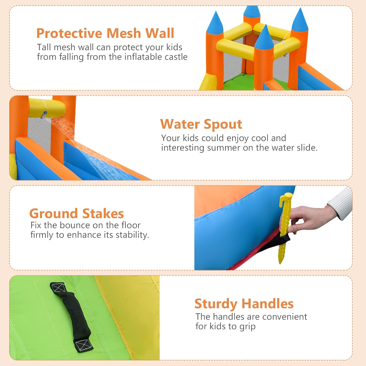 Giant Inflatable Water Park Bo - Kids Outdoor Park recension och pris