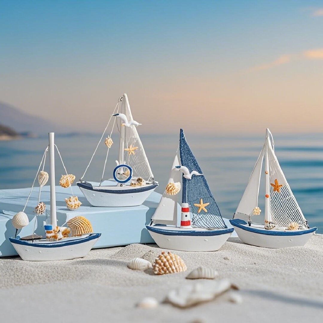 Mini Nautical Style Wooden Sai - Kids Outdoor Chair recension och pris