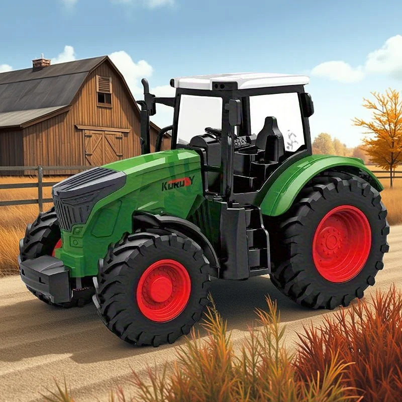 1:24 Inertial Farm Tractor wit - Kids Outdoor Park recension och pris