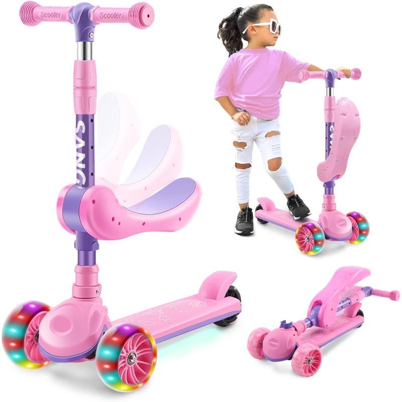 2-in-1 Kids Kick Scooter with  - Kids Outdoor Lights recension och pris