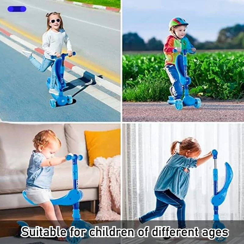 2-in-1 Kids Kick Scooter with  - Kids Outdoor Lights recension och pris