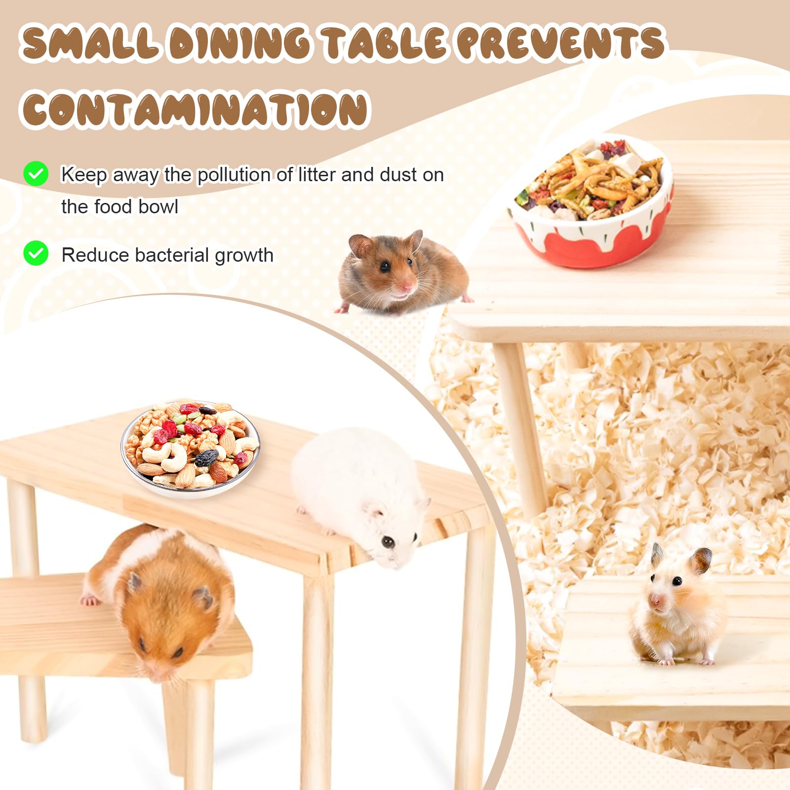 Wooden Hamster Play Table Plat - Kids Outdoor Wooden Table recension och pris