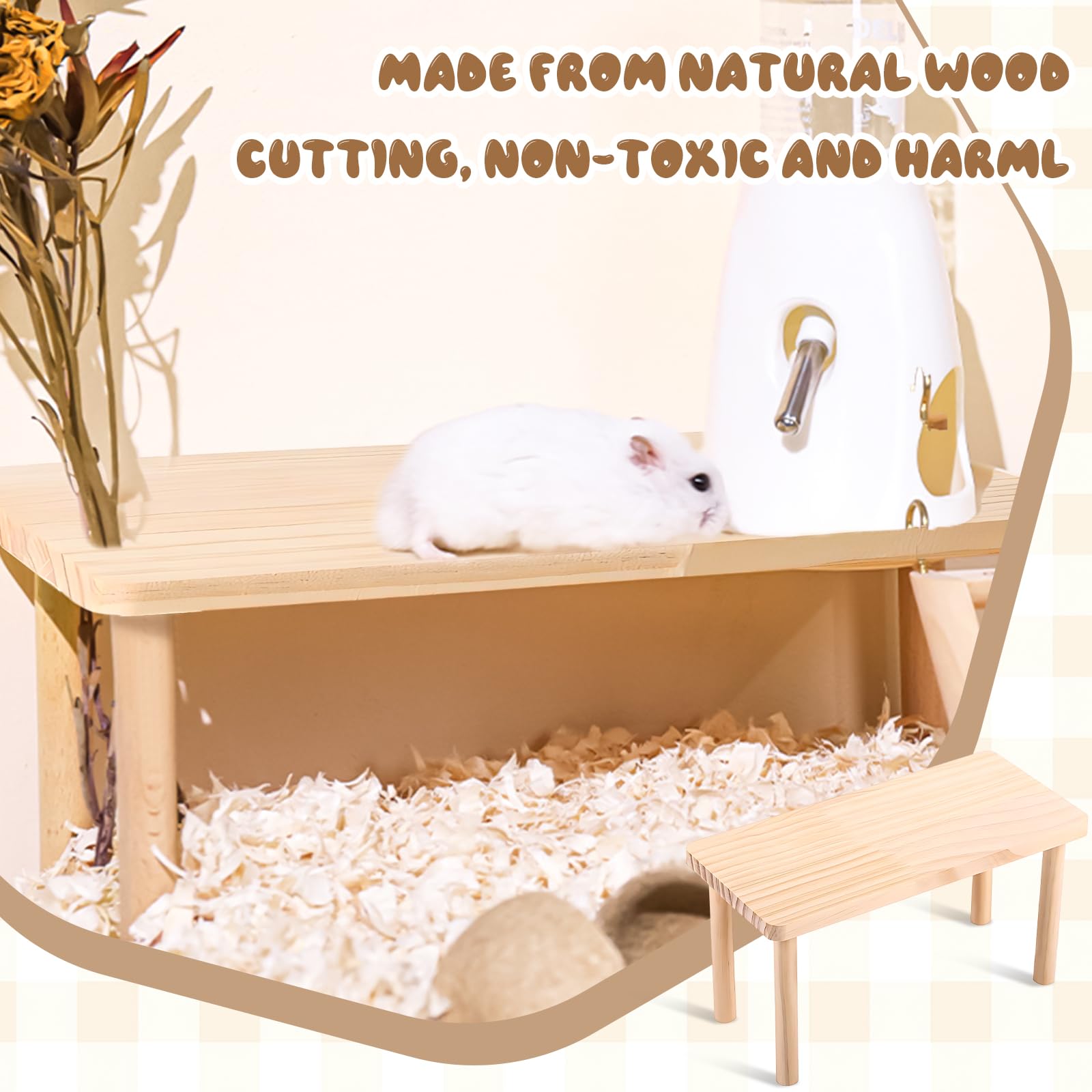Wooden Hamster Play Table Plat - Kids Outdoor Wooden Table recension och pris