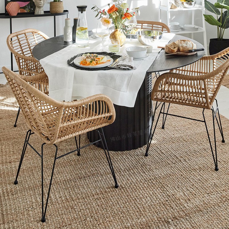 MOMO Ins Rattan Outdoor Balcon - Kids Outdoor Dining Table recension och pris