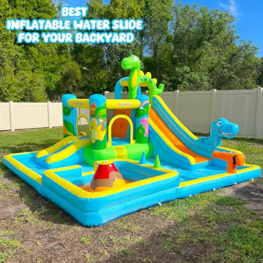 Outdoor backyard inflatable wa - Kids Outdoor House With Slide recension och pris