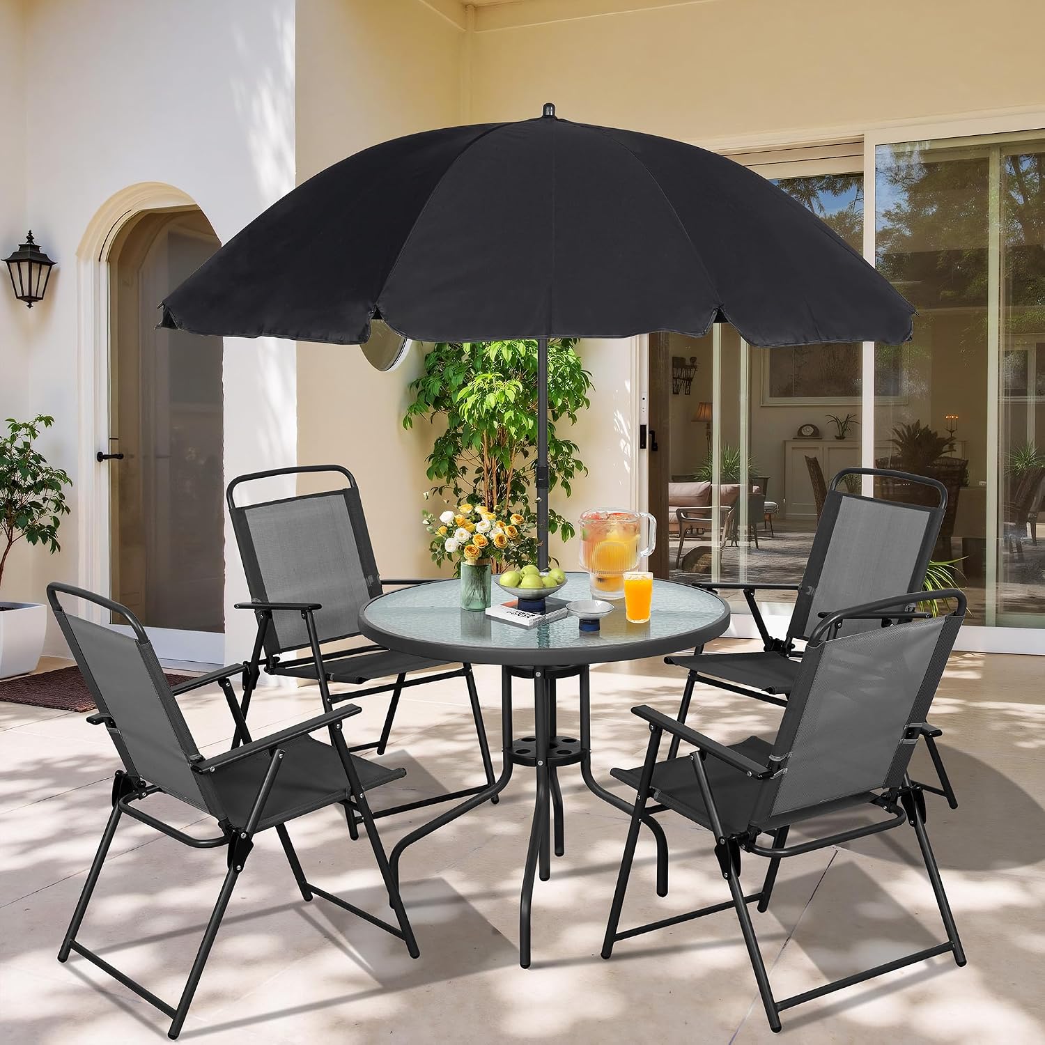 Metal Patio Dining Set Outdoor - Kids Outdoor Dining Table recension och pris