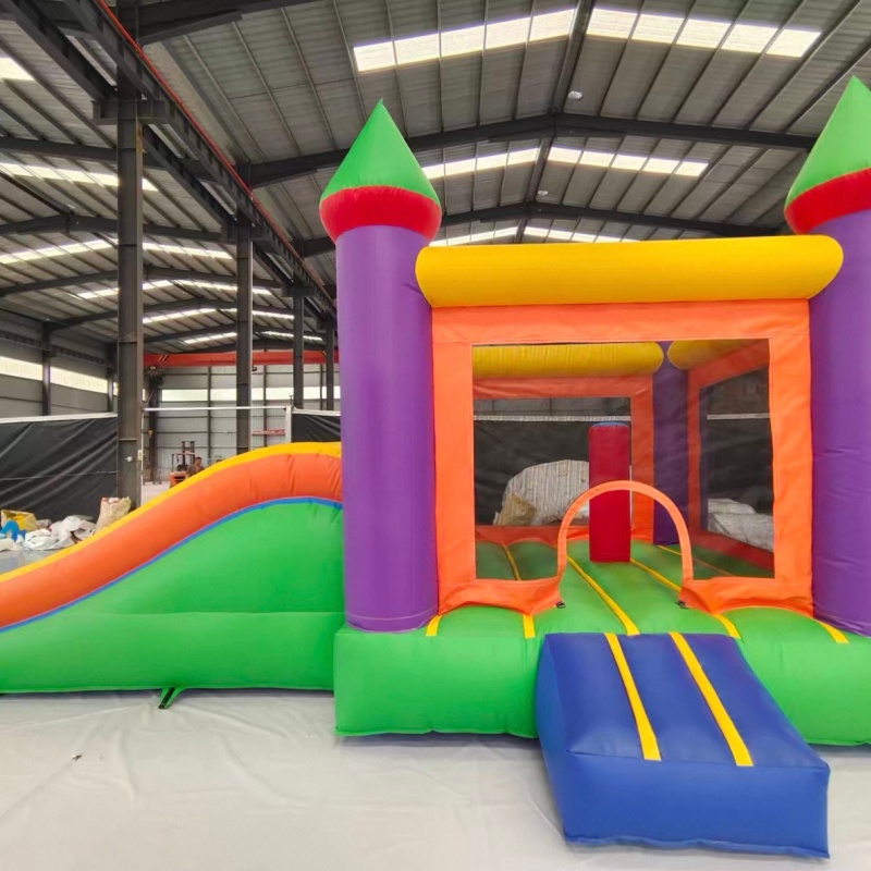 Portable Indoor/Outdoor PVC Ki - Kids Outdoor House With Slide recension och pris