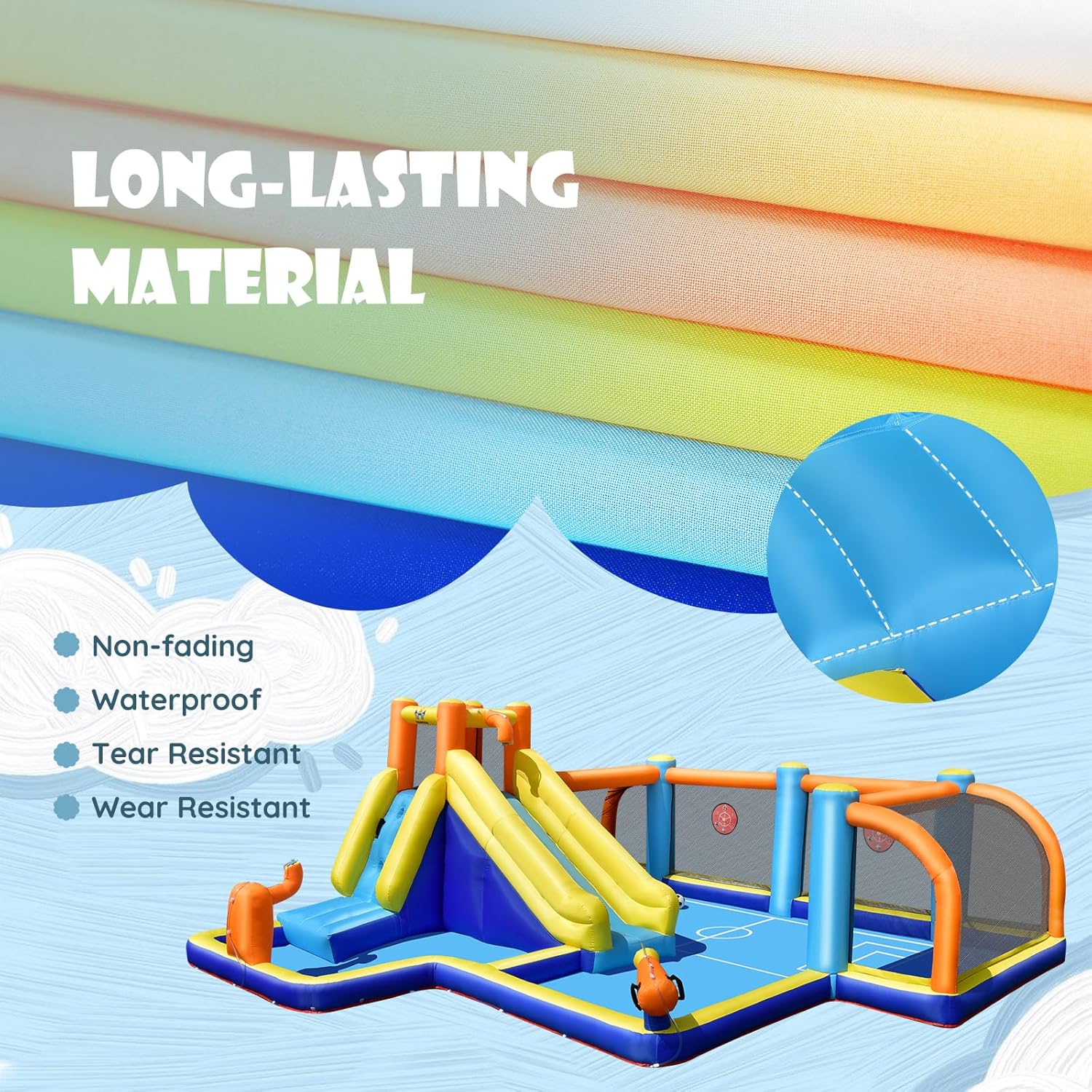 Giant Inflatable Water Slide B - Kids Outdoor Park recension och pris