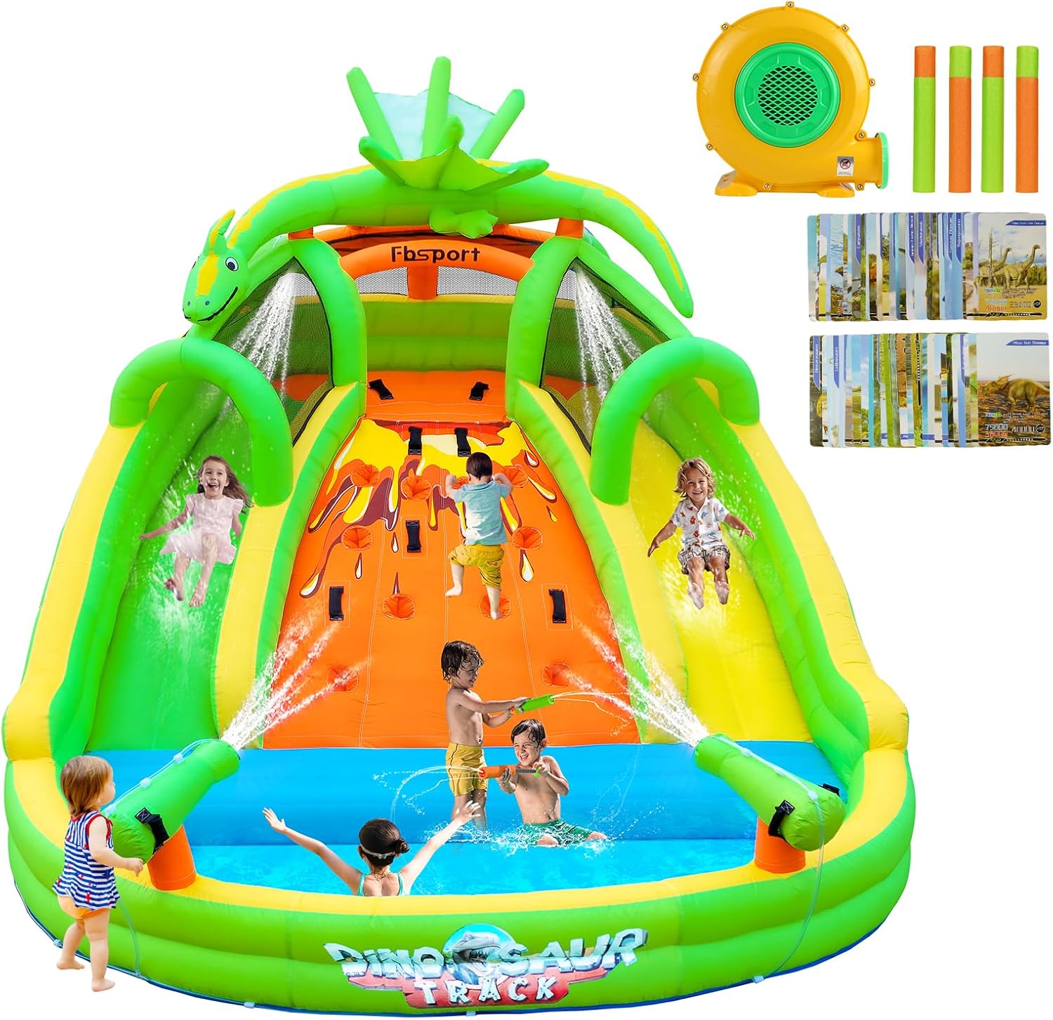 Kids Inflatable Bounce House w - Kids Outdoor Park recension och pris