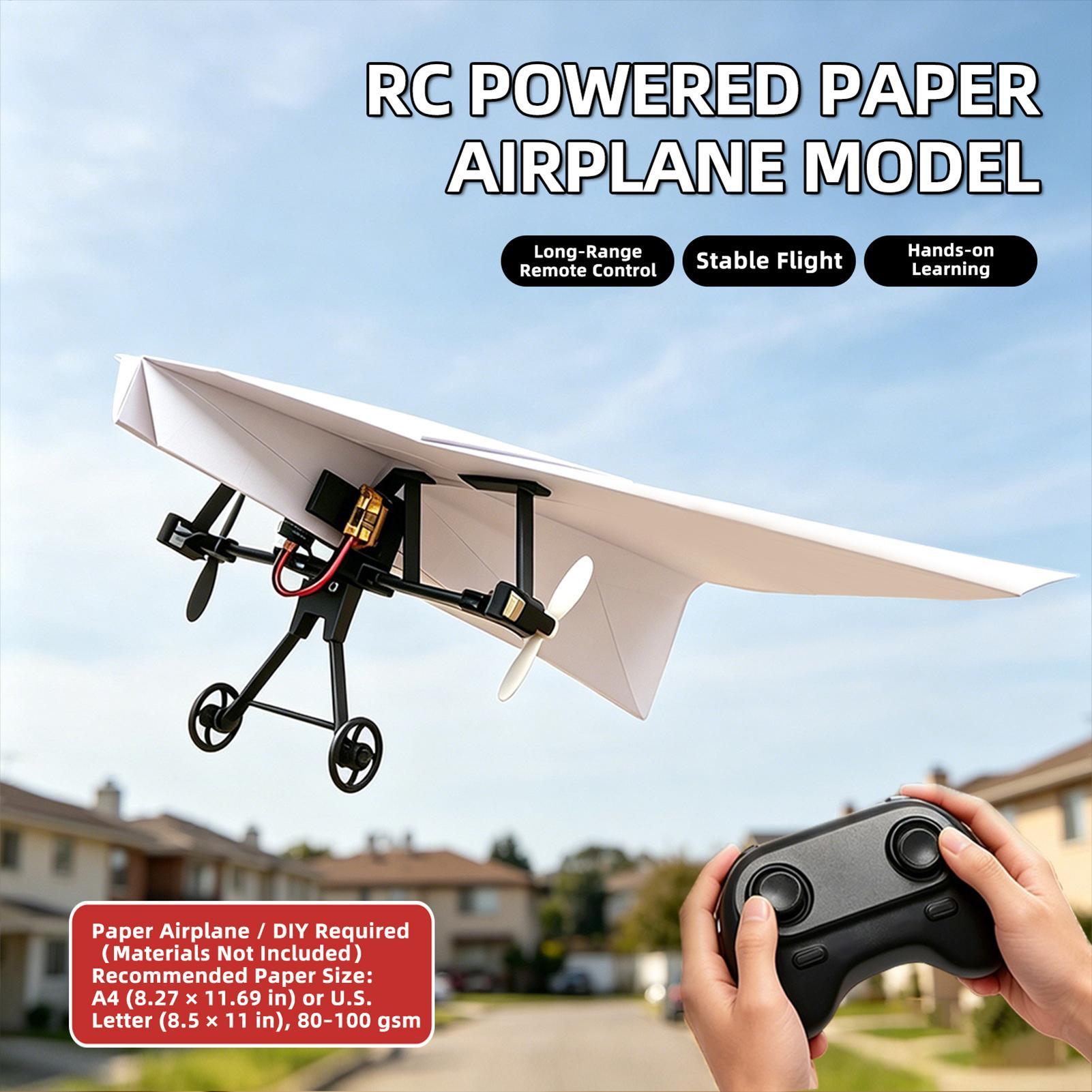 DIY RC Paper Airplane Kit Plan - Kids Outdoor Park recension och pris