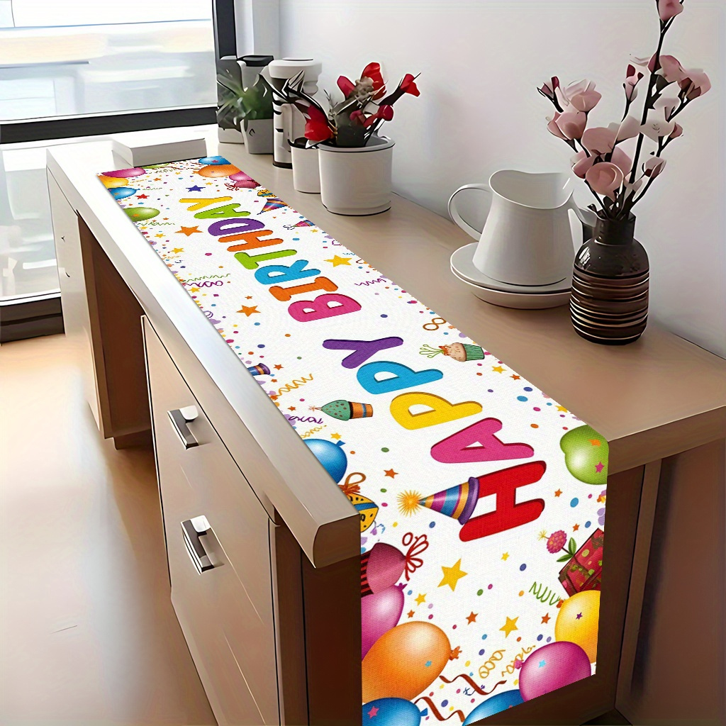 Birthday Celebration Poster Ta - Kids Outdoor Dining Table recension och pris
