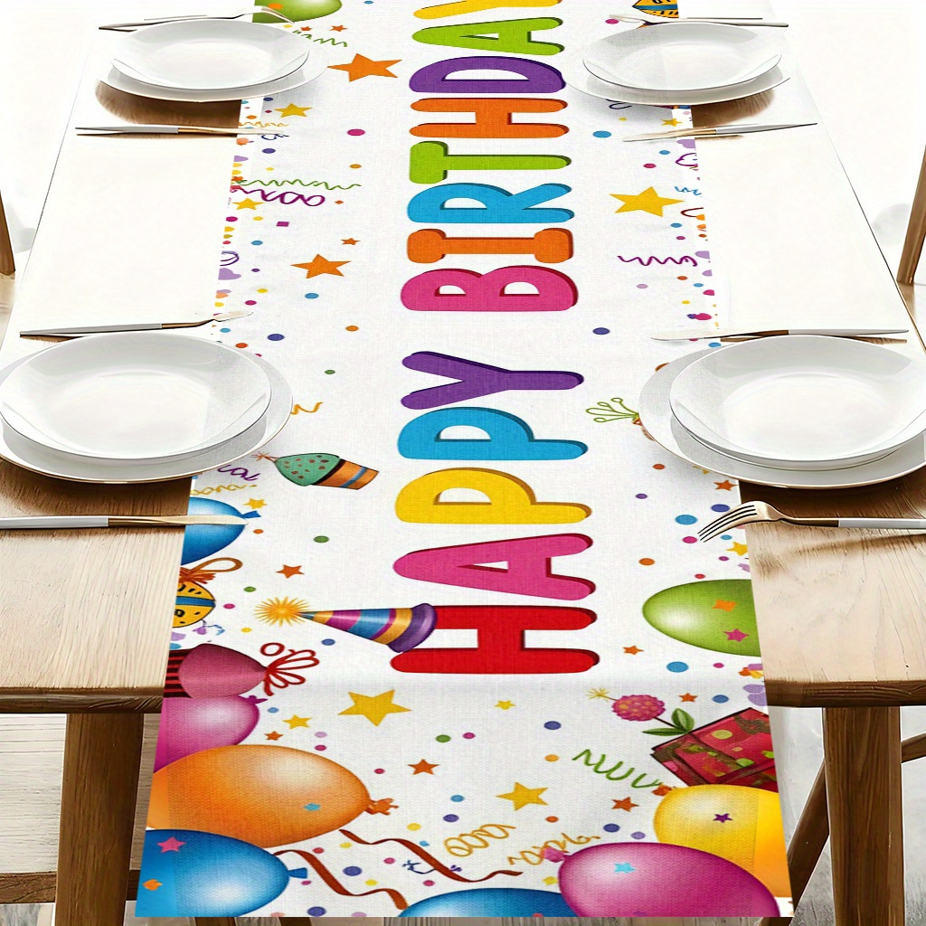 Birthday Celebration Poster Ta - Kids Outdoor Dining Table recension och pris