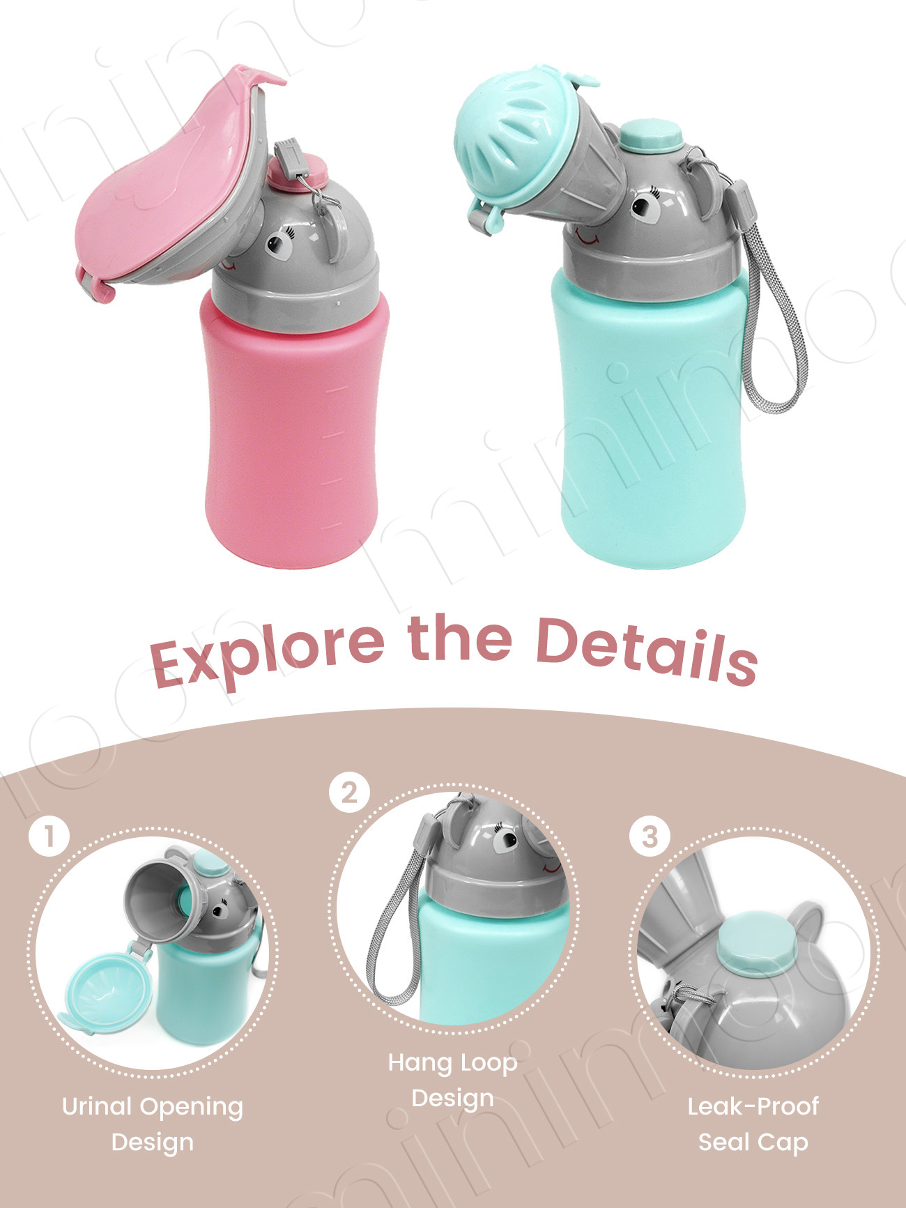 Portable Kids Travel Pee Bottl - Kids Outdoor Urinal recension och pris