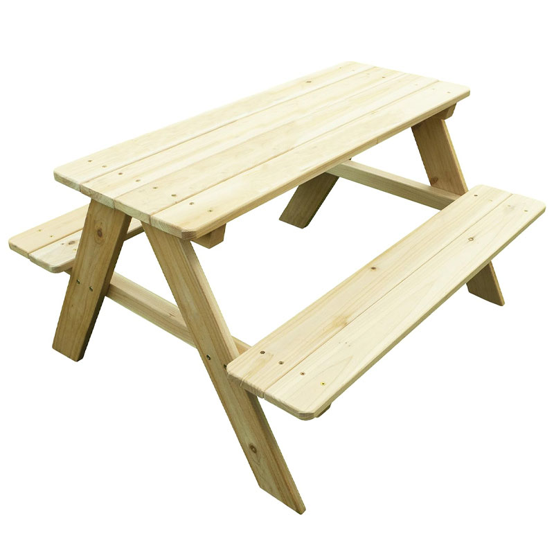 Outdoor Wooden Kids Picnic Tab - Kids Outdoor Wooden Table recension och pris