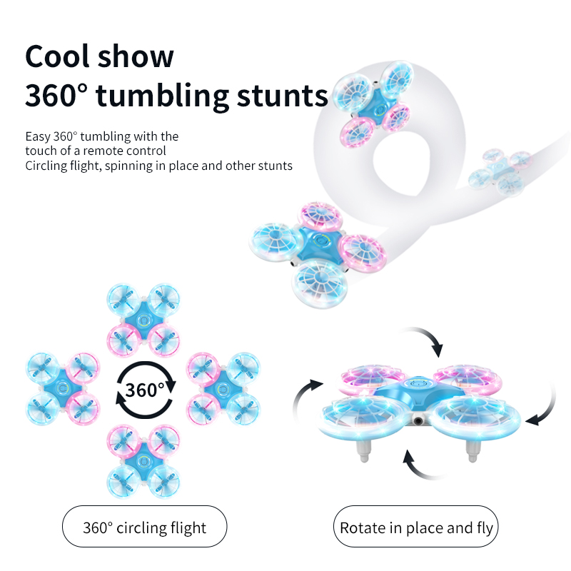 RC Mini Drone 4CH Induction Ob - Kids Outdoor Lights recension och pris