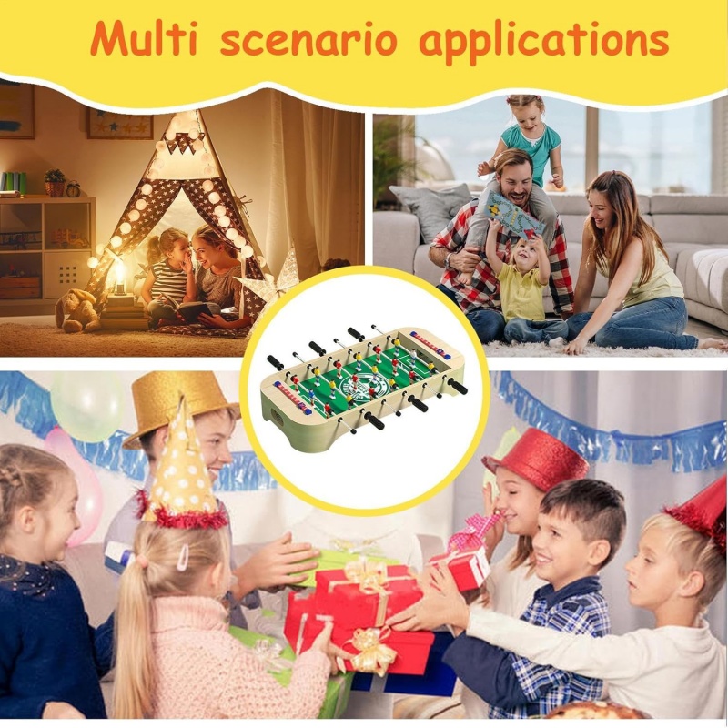Mini Wooden Table Football Gam - Kids Outdoor Wooden Table recension och pris