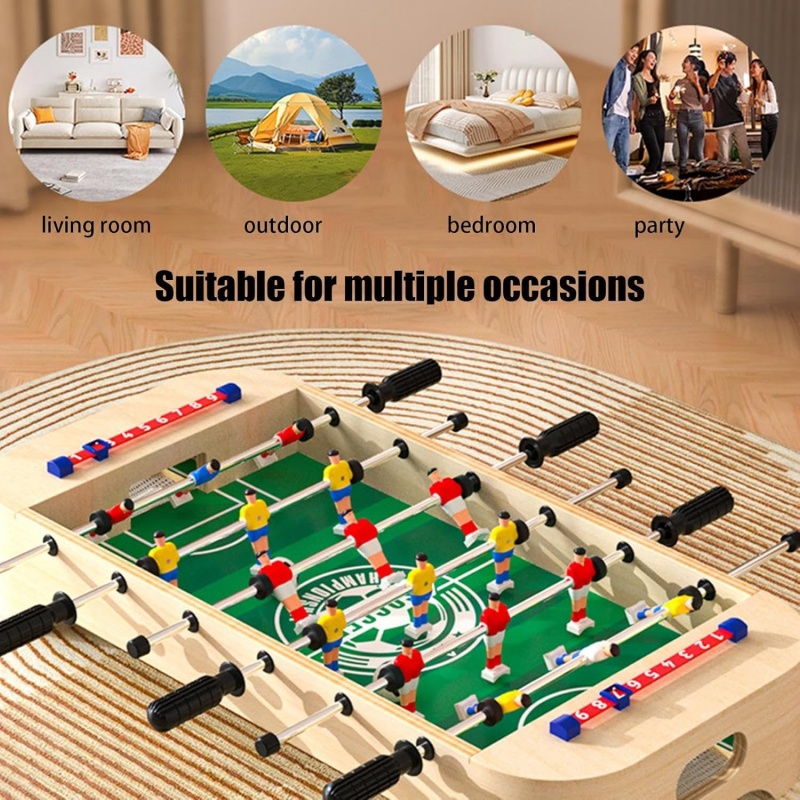 Mini Wooden Table Football Gam - Kids Outdoor Wooden Table recension och pris
