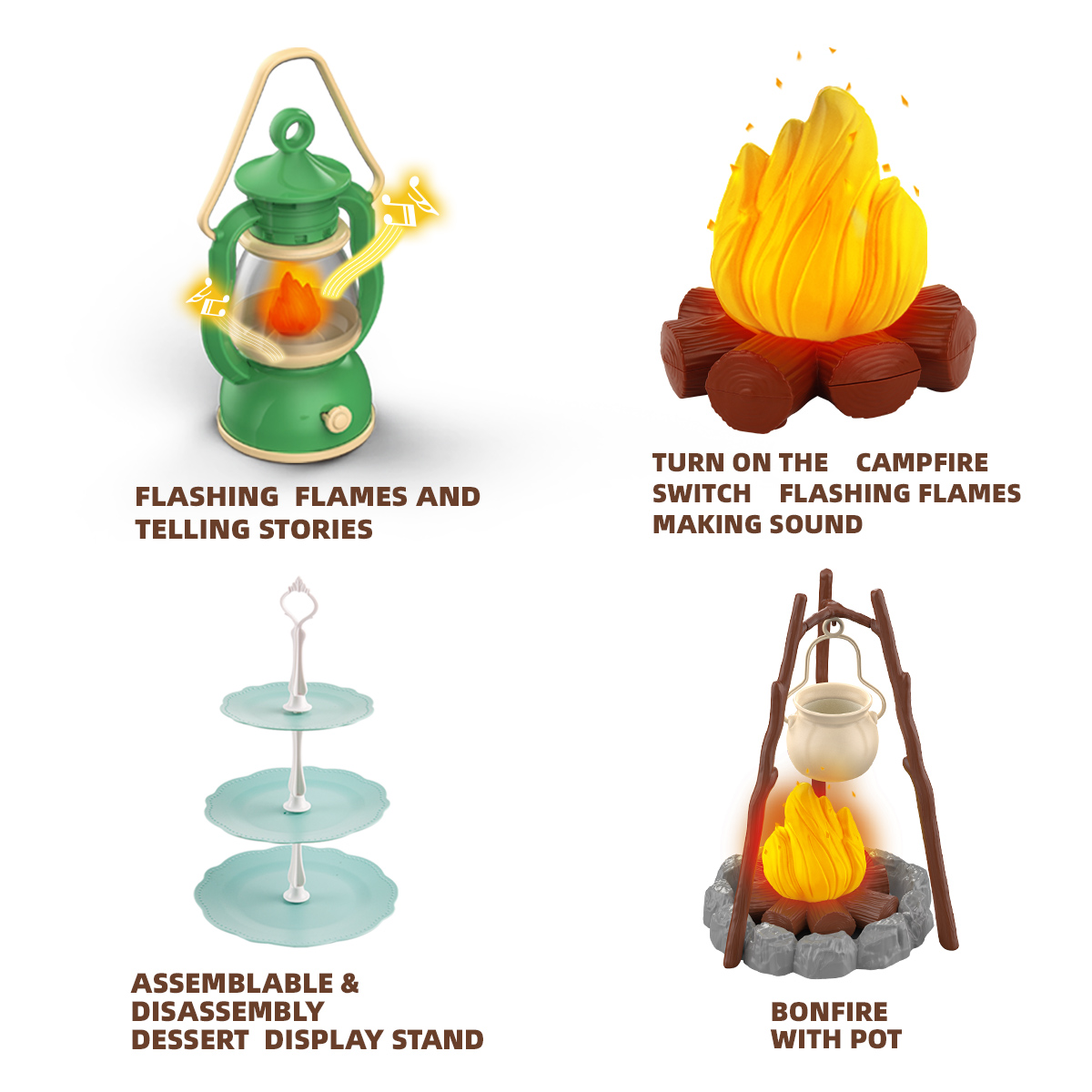 Kids Camping Set Campfire Pret - Kids Outdoor Lights recension och pris