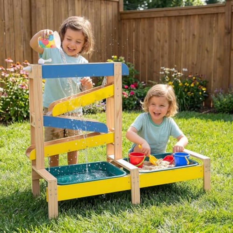 Outdoor kids activity playset  - Kids Outdoor Wooden Table recension och pris