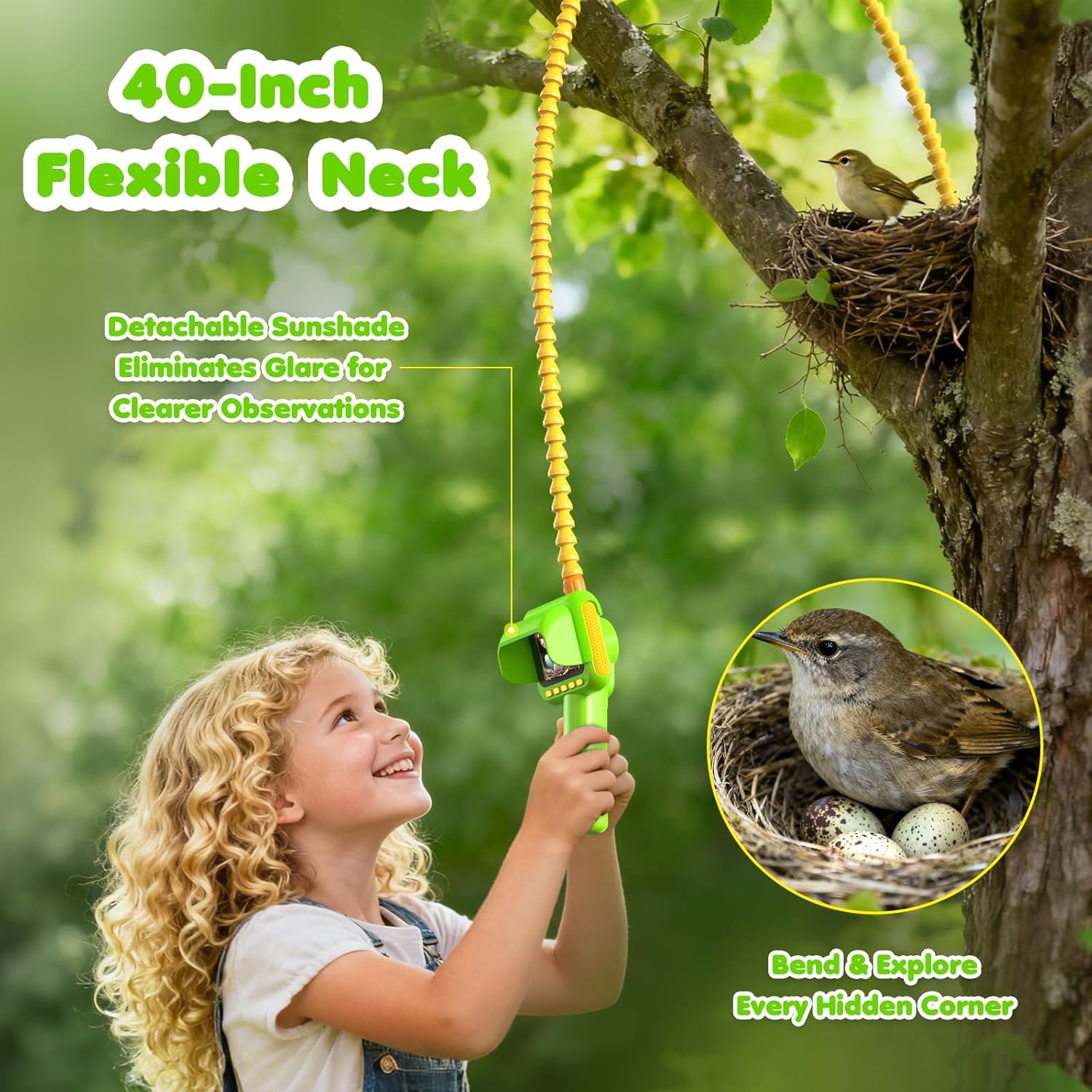 Endoscope for Kids, Borescope  - Kids Outdoor Lights recension och pris