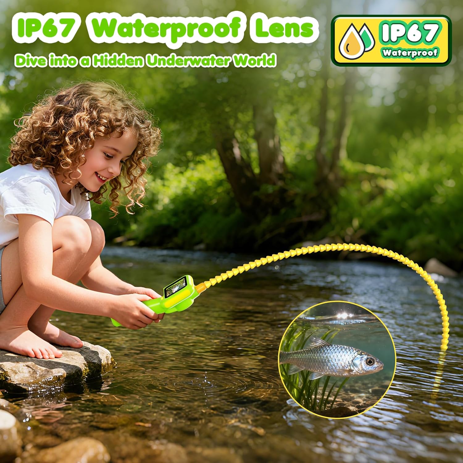 Endoscope for Kids, Borescope  - Kids Outdoor Lights recension och pris