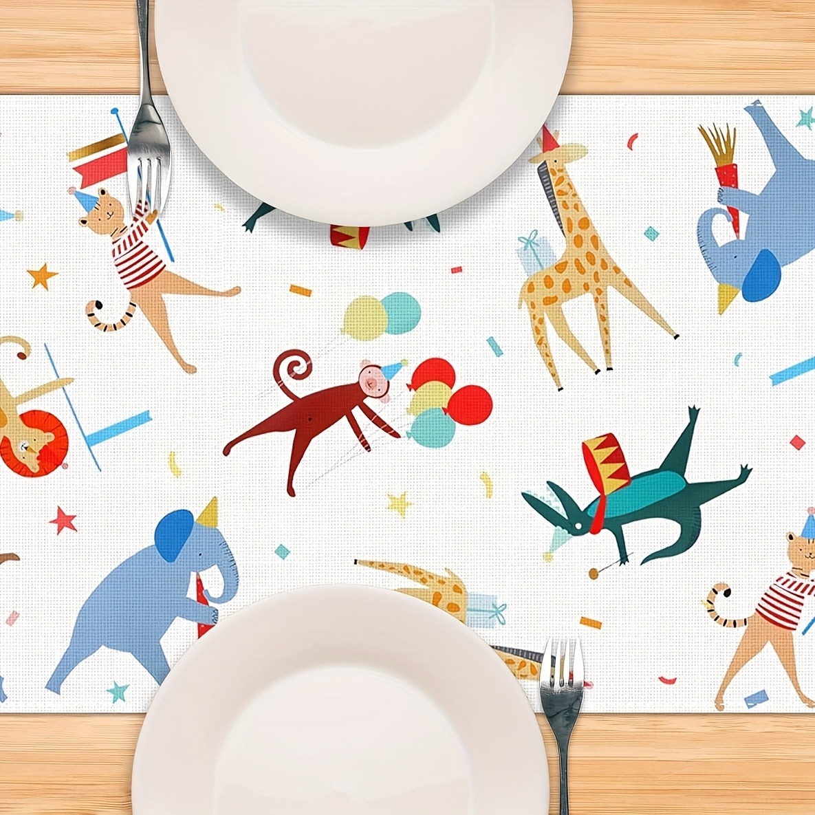 Cartoon Circus Animal Table Ru - Kids Outdoor Dining Table recension och pris