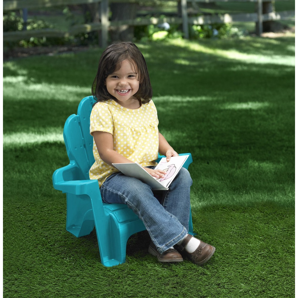 Turquoise Toddler Adirondack C - Kids Outdoor Adirondack Chair recension och pris