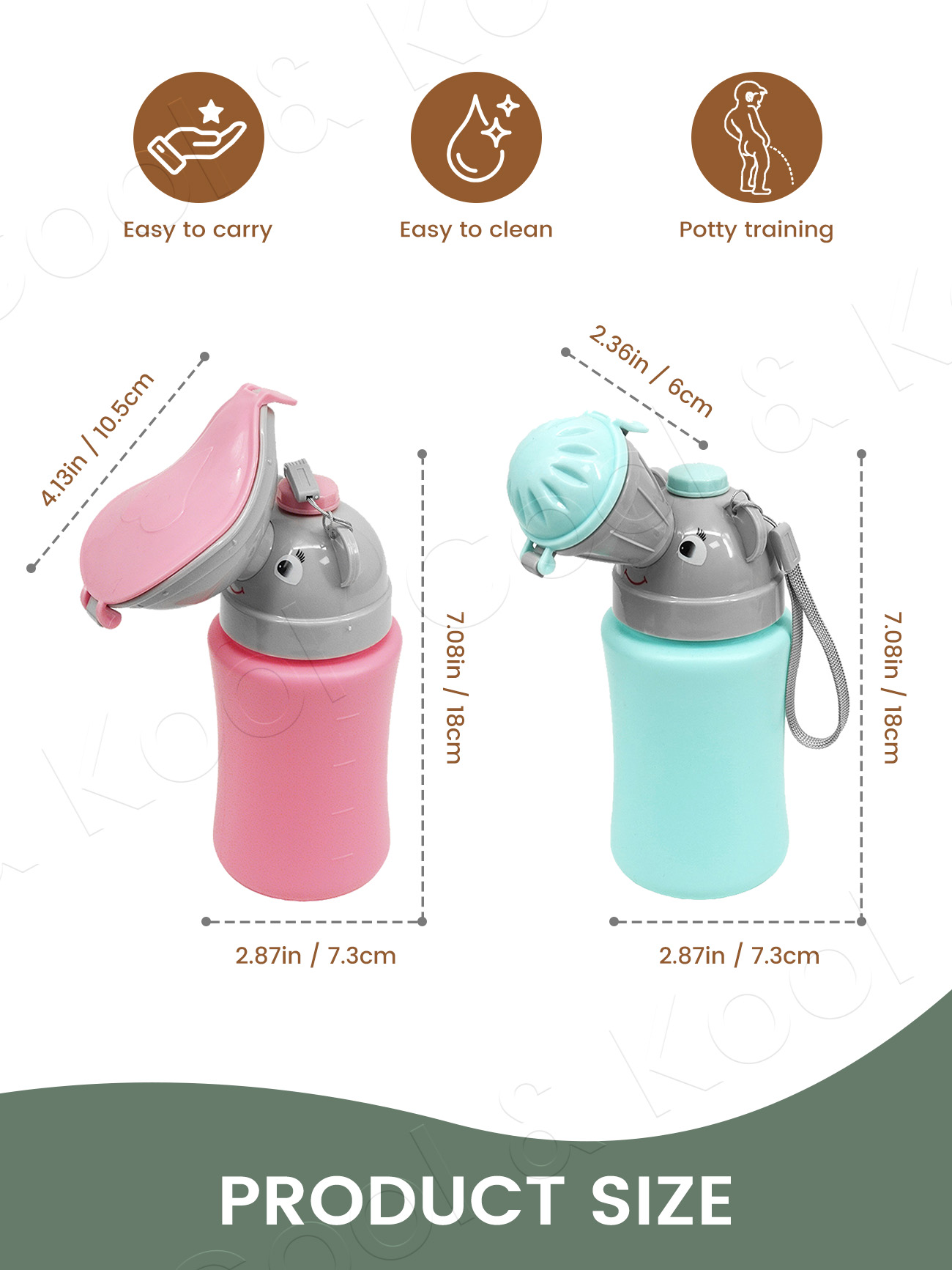 Portable Kids Travel Pee Bottl - Kids Outdoor Urinal recension och pris