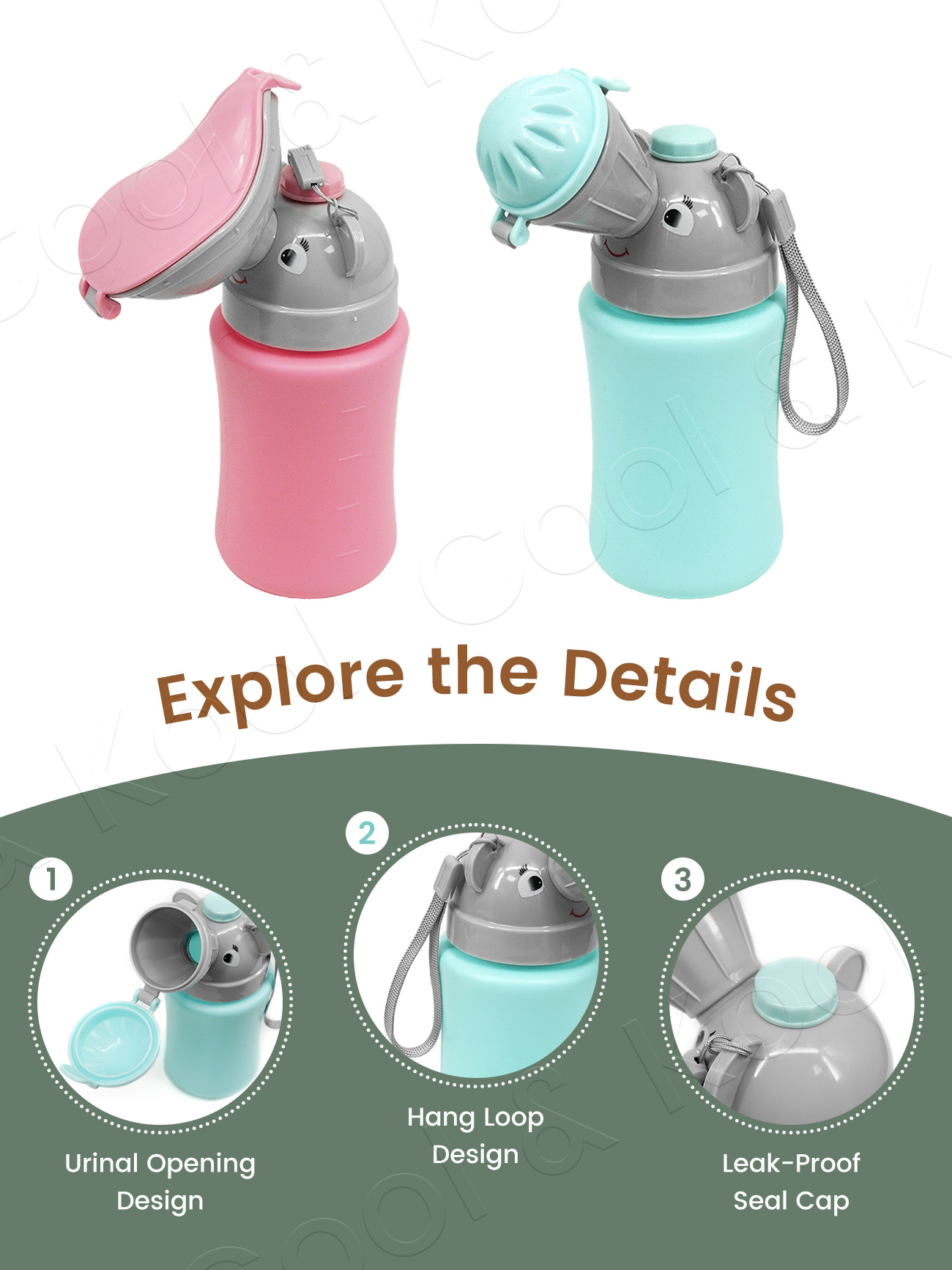 Portable Kids Travel Pee Bottl - Kids Outdoor Urinal recension och pris