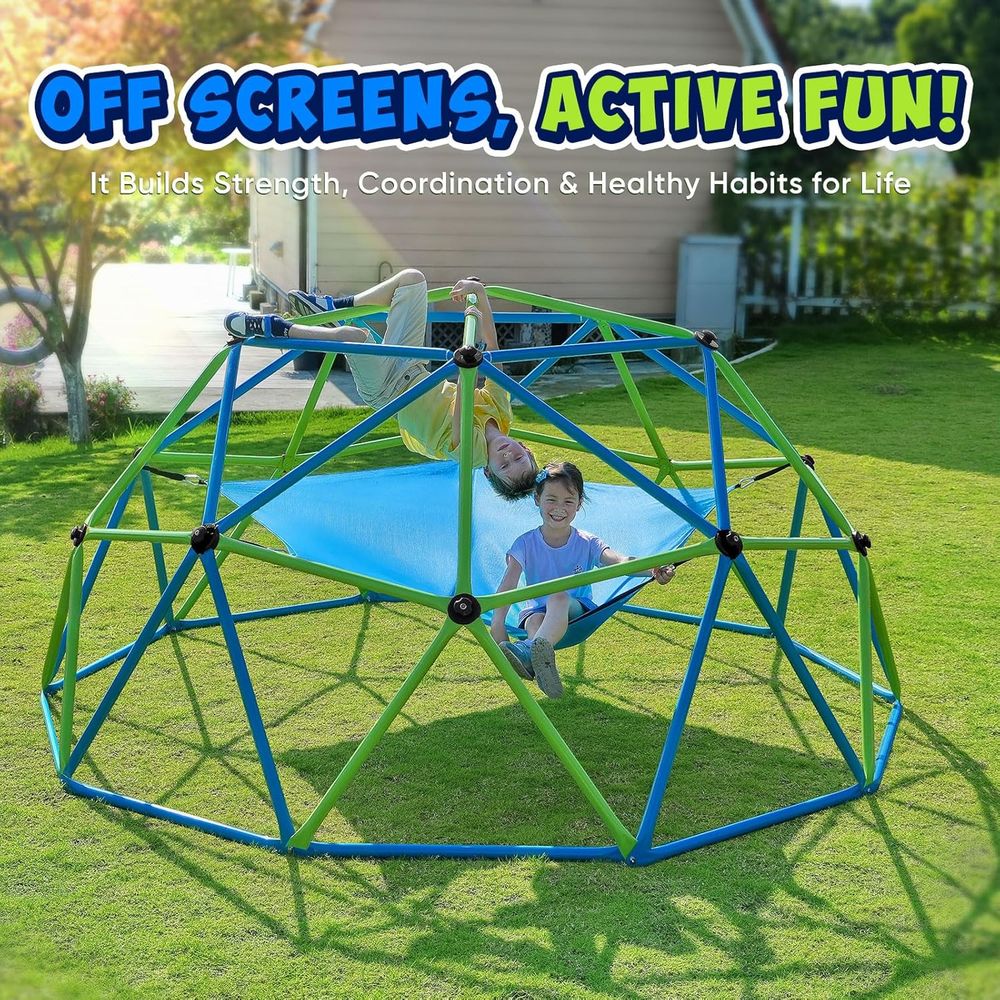 Zupapa10T ClimDome with Hammoc - Kids Outdoor Dome Climber recension och pris