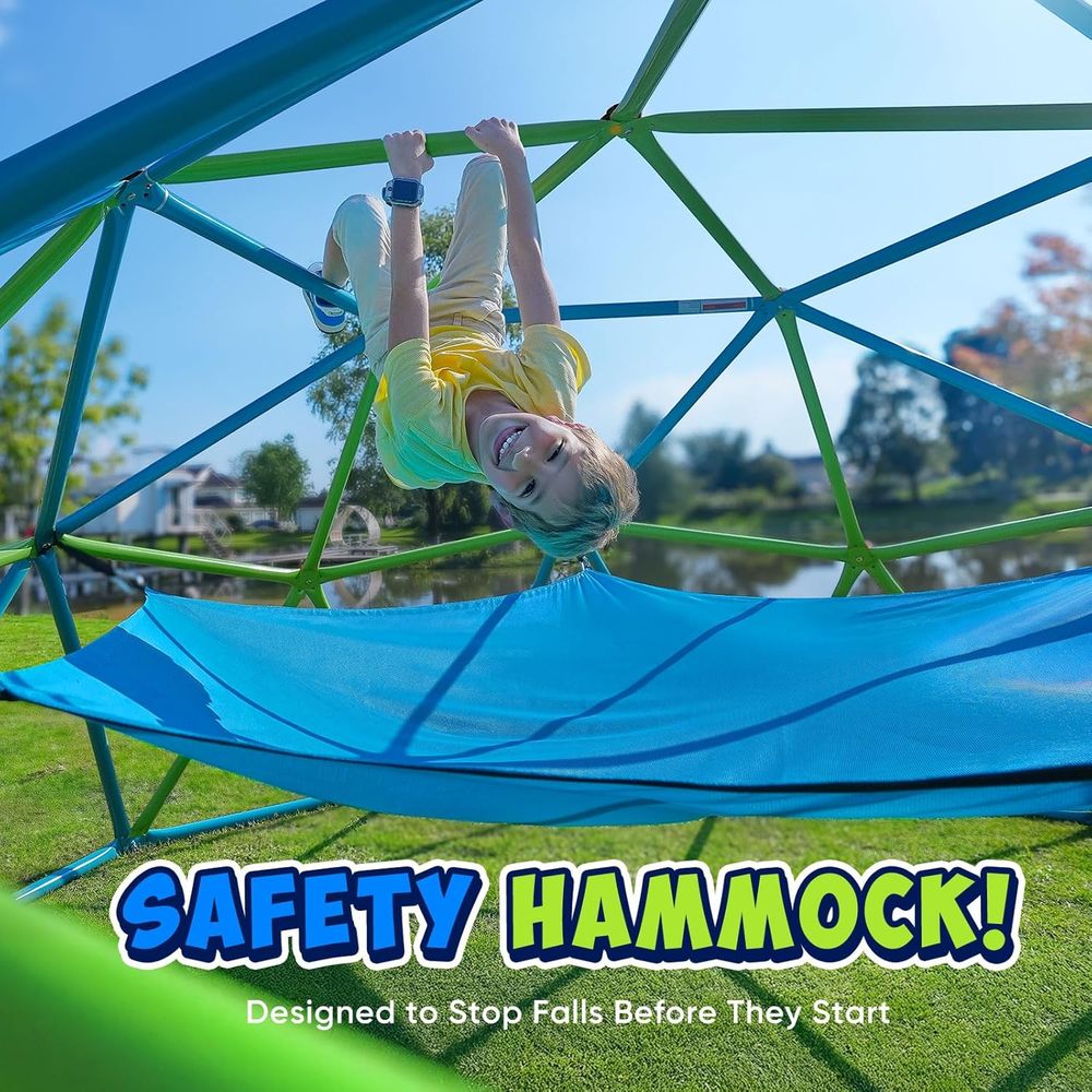Zupapa10T ClimDome with Hammoc - Kids Outdoor Dome Climber recension och pris