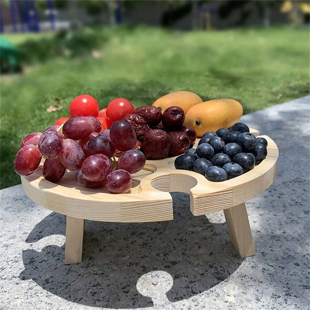 Wooden Folding Picnic Table Ou - Kids Outdoor Wooden Table recension och pris
